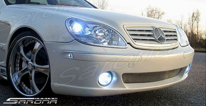 Custom Mercedes S Class Front Bumper  Sedan (2003 - 2006) - $590.00 (Part #MB-026-FB)